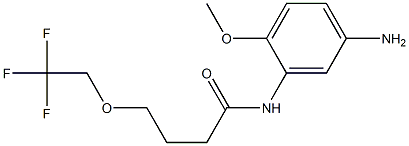 N-(5-amino-2-methoxyphenyl)-4-(2,2,2-trifluoroethoxy)butanamide