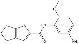 N-(5-amino-2-methoxyphenyl)-4H,5H,6H-cyclopenta[b]thiophene-2-carboxamide
