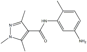 N-(5-amino-2-methylphenyl)-1,3,5-trimethyl-1H-pyrazole-4-carboxamide Structure