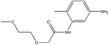 N-(5-amino-2-methylphenyl)-2-(2-methoxyethoxy)acetamide Structure