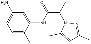 N-(5-amino-2-methylphenyl)-2-(3,5-dimethyl-1H-pyrazol-1-yl)propanamide