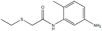 N-(5-amino-2-methylphenyl)-2-(ethylsulfanyl)acetamide Structure