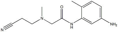 N-(5-amino-2-methylphenyl)-2-[(2-cyanoethyl)(methyl)amino]acetamide