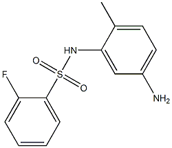 N-(5-amino-2-methylphenyl)-2-fluorobenzenesulfonamide