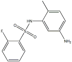 N-(5-amino-2-methylphenyl)-2-fluorobenzenesulfonamide|