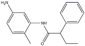 N-(5-amino-2-methylphenyl)-2-phenylbutanamide 化学構造式