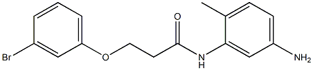 N-(5-amino-2-methylphenyl)-3-(3-bromophenoxy)propanamide