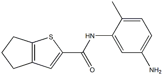 N-(5-amino-2-methylphenyl)-4H,5H,6H-cyclopenta[b]thiophene-2-carboxamide Structure