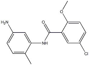 N-(5-amino-2-methylphenyl)-5-chloro-2-methoxybenzamide Struktur