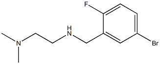 N'-(5-bromo-2-fluorobenzyl)-N,N-dimethylethane-1,2-diamine Structure