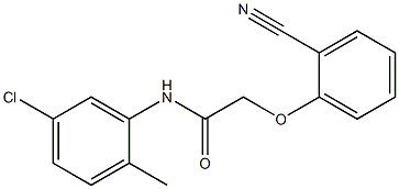 N-(5-chloro-2-methylphenyl)-2-(2-cyanophenoxy)acetamide|