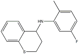 N-(5-fluoro-2-methylphenyl)-3,4-dihydro-2H-1-benzothiopyran-4-amine