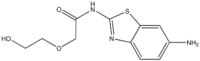 N-(6-amino-1,3-benzothiazol-2-yl)-2-(2-hydroxyethoxy)acetamide