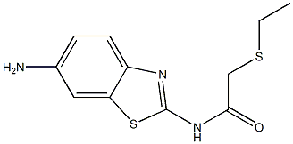 N-(6-amino-1,3-benzothiazol-2-yl)-2-(ethylsulfanyl)acetamide