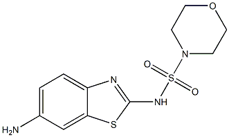 N-(6-amino-1,3-benzothiazol-2-yl)morpholine-4-sulfonamide