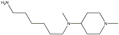 N-(6-aminohexyl)-N,1-dimethylpiperidin-4-amine Struktur