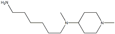 N-(6-aminohexyl)-N,1-dimethylpiperidin-4-amine Structure