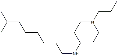 N-(7-methyloctyl)-1-propylpiperidin-4-amine,,结构式