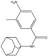 N-(adamantan-1-yl)-4-amino-3-methylbenzamide Struktur