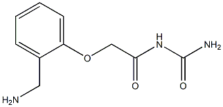 N-(aminocarbonyl)-2-[2-(aminomethyl)phenoxy]acetamide Structure