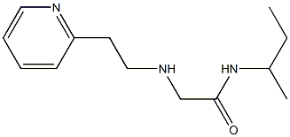 N-(butan-2-yl)-2-{[2-(pyridin-2-yl)ethyl]amino}acetamide Structure