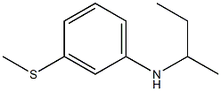 N-(butan-2-yl)-3-(methylsulfanyl)aniline 结构式