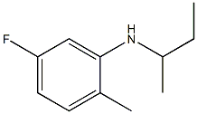 N-(butan-2-yl)-5-fluoro-2-methylaniline Structure