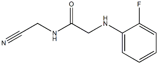 N-(cyanomethyl)-2-[(2-fluorophenyl)amino]acetamide