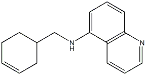 N-(cyclohex-3-en-1-ylmethyl)quinolin-5-amine,,结构式