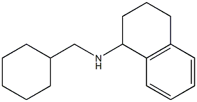 N-(cyclohexylmethyl)-1,2,3,4-tetrahydronaphthalen-1-amine Struktur