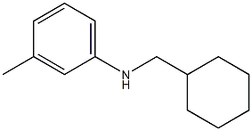 N-(cyclohexylmethyl)-3-methylaniline Struktur