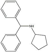 N-(diphenylmethyl)cyclopentanamine Structure