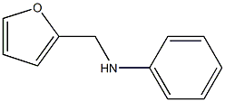 N-(furan-2-ylmethyl)aniline,,结构式