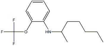 N-(heptan-2-yl)-2-(trifluoromethoxy)aniline 化学構造式