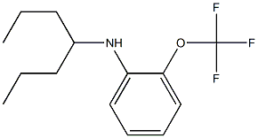 N-(heptan-4-yl)-2-(trifluoromethoxy)aniline 化学構造式