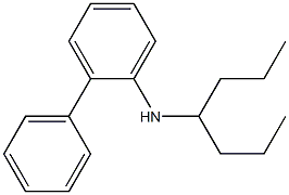 N-(heptan-4-yl)-2-phenylaniline 化学構造式