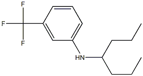 N-(heptan-4-yl)-3-(trifluoromethyl)aniline Structure