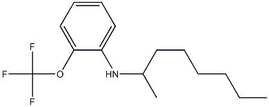 N-(octan-2-yl)-2-(trifluoromethoxy)aniline Structure