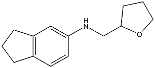 N-(oxolan-2-ylmethyl)-2,3-dihydro-1H-inden-5-amine|