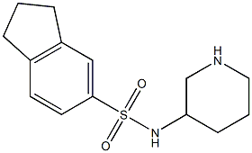 N-(piperidin-3-yl)-2,3-dihydro-1H-indene-5-sulfonamide Structure