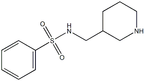 N-(piperidin-3-ylmethyl)benzenesulfonamide Structure