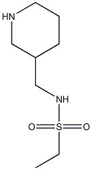 N-(piperidin-3-ylmethyl)ethane-1-sulfonamide Structure