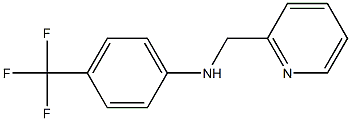 N-(pyridin-2-ylmethyl)-4-(trifluoromethyl)aniline,,结构式