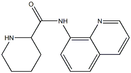 N-(quinolin-8-yl)piperidine-2-carboxamide 化学構造式