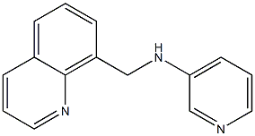 N-(quinolin-8-ylmethyl)pyridin-3-amine Struktur