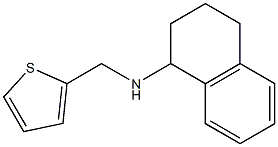 N-(thiophen-2-ylmethyl)-1,2,3,4-tetrahydronaphthalen-1-amine,,结构式