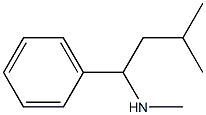N,3-dimethyl-1-phenylbutan-1-amine Struktur