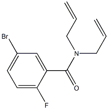 N,N-diallyl-5-bromo-2-fluorobenzamide Structure