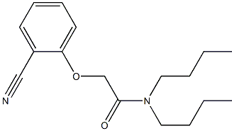 N,N-dibutyl-2-(2-cyanophenoxy)acetamide Structure