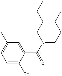 N,N-dibutyl-2-hydroxy-5-methylbenzamide Structure